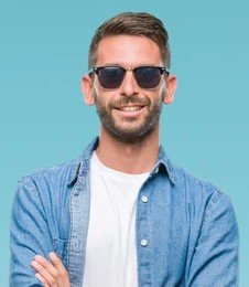 menswear Blue Aviator